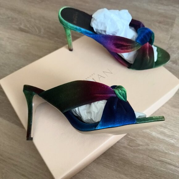 Alexandre Birman Kacey Velvet Sandal 85 – Size IT 39.5 - Picture 8 of 10